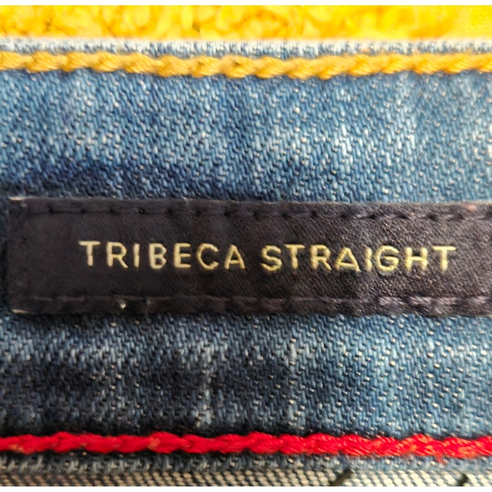 Tommy Hilfiger Classic Tribeca Straight Leg Jeans Blue Denim Women's Size 16 - Picture 7 of 9